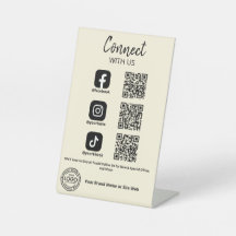 Contact met ons Social Media QR-code