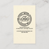 Contact met ons Social Media QR-code Visitekaartje (Achterkant)