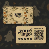 Contact met ons  Spooky Halloween Visitekaartje
