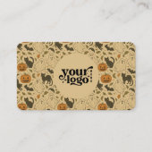 Contact met ons  Spooky Halloween Visitekaartje (Voorkant)