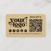 Contact met ons  Spooky Halloween Visitekaartje (Achterkant)