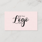 Contact opnemen met ons: Pink Social Media QR Code Visitekaartje (Achterkant)