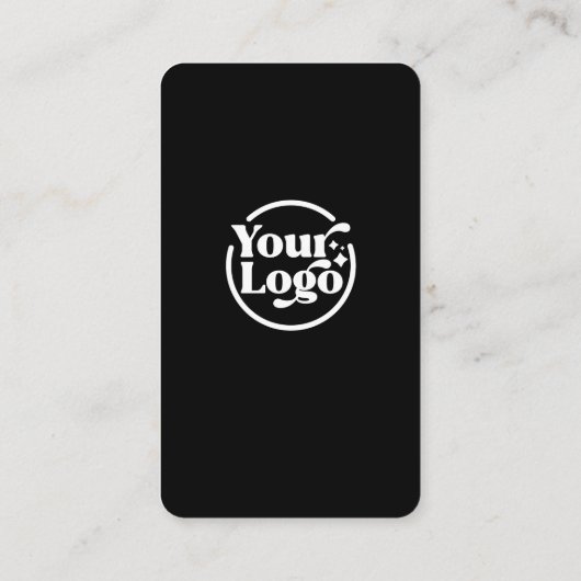 Contact opnemen met ons QR Code Social Media Zwart Visitekaartje (Achterkant)