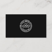 Contact opnemen met ons Social Media Qr Code Logo  Visitekaartje (Achterkant)