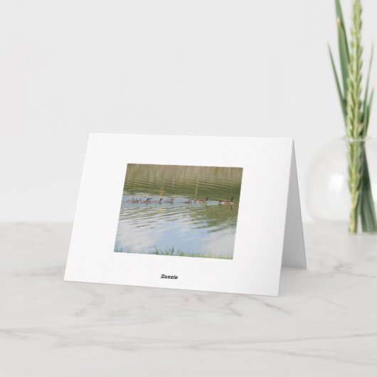 Contact opnemen over de plas om te zeggen: Aan je  Kaart (Achterkant)