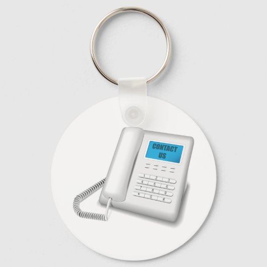 Contact opnemen Telefoon Sleutelhanger (Voorkant)