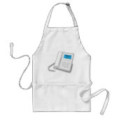 Contact opnemen Telefoon Standaard Schort (Voorkant)