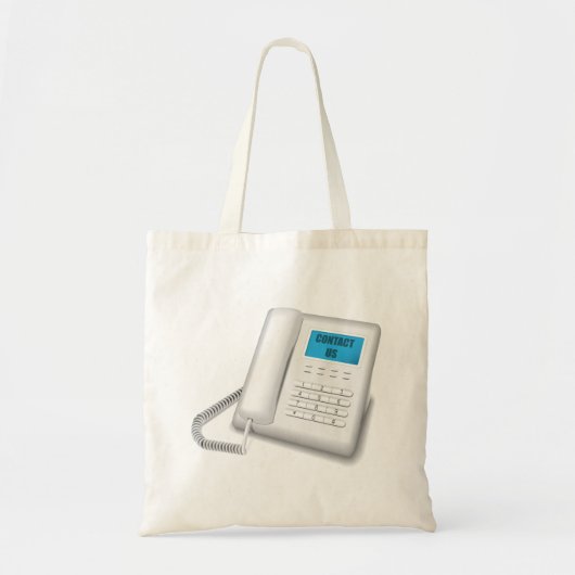 Contact opnemen Telefoon Tote Bag (Voorkant)