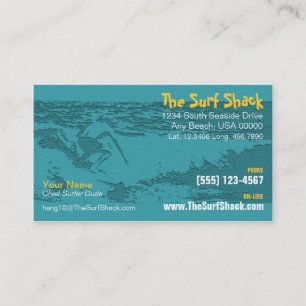 Contact Surfplank-, Strand-, Kust- en Surfshop Visitekaartje