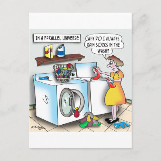 Contactdozen in een parallel universum briefkaart