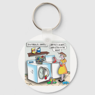 Contactdozen in een parallel universum sleutelhanger