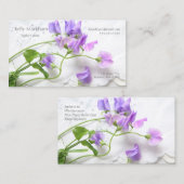 contacten met zoete peulen contactkaartje (Voorkant / Achterkant)