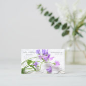 contacten met zoete peulen contactkaartje (Staand voorkant)