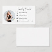 contactgegevens bussen contactkaartje (Voorkant / Achterkant)