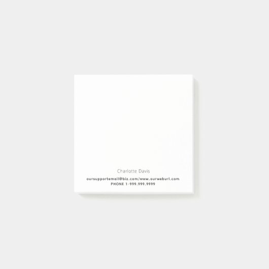 Contactgegevens merkkleurnaam post-it® notes (Voorkant)