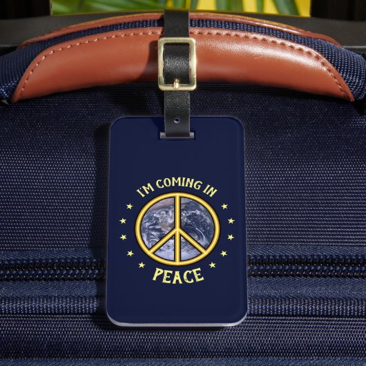 Contactgegevens voor onderweg in vredesnaam met ui bagagelabel (Voorkant Insitu 2)