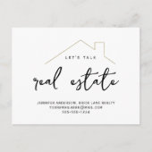 Contactgegevens voor promotiemateriaal briefkaart (Voorkant)