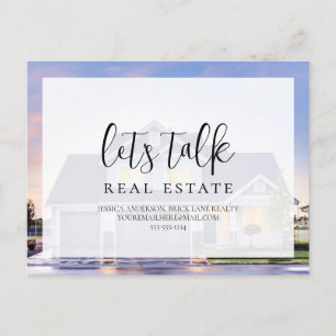 Contactgegevens voor winkel voor professionele fee briefkaart