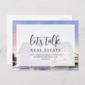 Contactgegevens voor winkel voor professionele fee briefkaart (Voorkant / Achterkant)