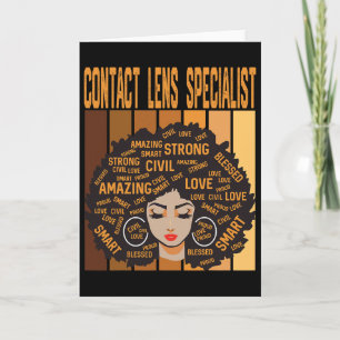 Contactlenzenspecialist Mächtige Zwarte Geschieden Kaart