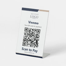 Contactloos afrekenen QR-code scannen om Navy Gold