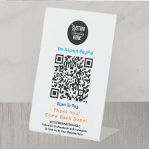 Contactloos zakelijk voetstuk met Logo