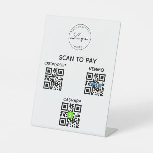 Contactloze QR-code Scannen naar voetstuk Reclamebord Met Voetstuk