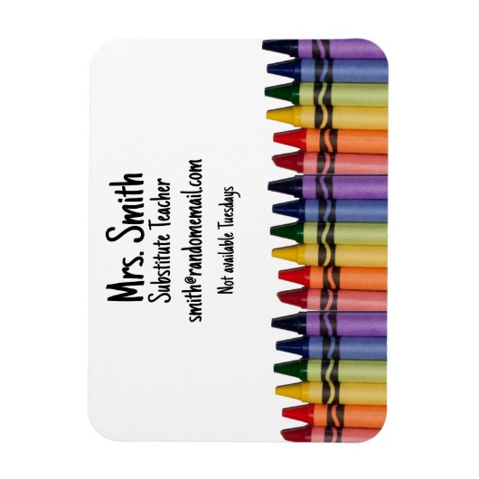 Contactpersoon onderwijzer magneet (Verticaal)