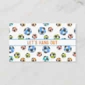 Contactpersoon Voetbal kind Contactkaartje (Voorkant)