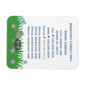 Contactpersoon voor noodgevallen: Turtle: Premium  Magneet (Horizontaal)