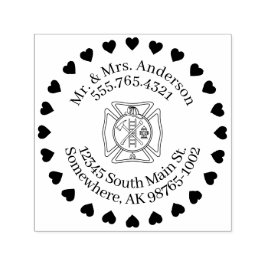 Contactpersoon voor noodhulpverleners  zelfinktende stempel