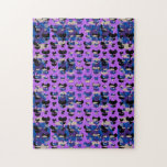 Contained Sky Flame Tulips Legpuzzel<br><div class="desc">This design is comprised of modules consisting of a single but large flame burning amid thick clouds with some light shining through. These modules are placed both behind and within tulip motifs.</div>