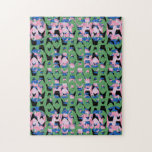 Contained Sky Flame Wings Legpuzzel<br><div class="desc">This design is comprised of modules consisting of a single but large flame burning amid thick clouds with some light shining through. These modules are placed both behind and within wing motifs.</div>