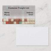 Container en vracht visitekaartje (Voorkant / Achterkant)