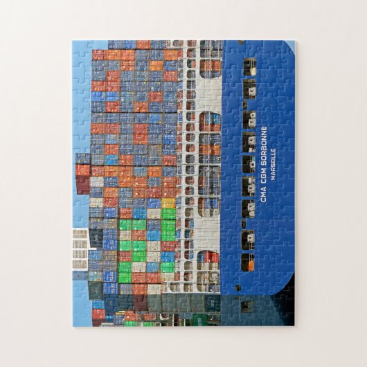 Container Ship Marseille Jigzaag Puzzle Legpuzzel (Verticaal)