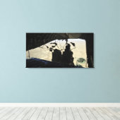 Containerbestelsysteem bundelt uitgang canvas afdruk (Insitu (Houten vloer))