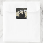 Containerbestelsysteem bundelt uitgang vierkante sticker (Tas)