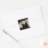 Containerbestelsysteem bundelt uitgang vierkante sticker (Envelop)