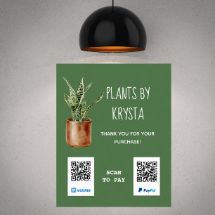 ContainerPlant  QR-code Betaling Poster