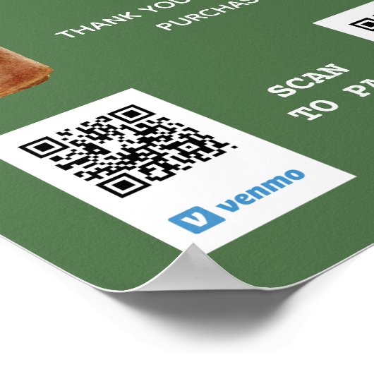 ContainerPlant  QR-code Betaling Poster (Hoek)