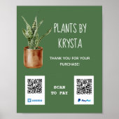 ContainerPlant  QR-code Betaling Poster (Voorkant)