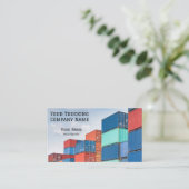 Containers / Trucking Visitekaartje (Staand voorkant)