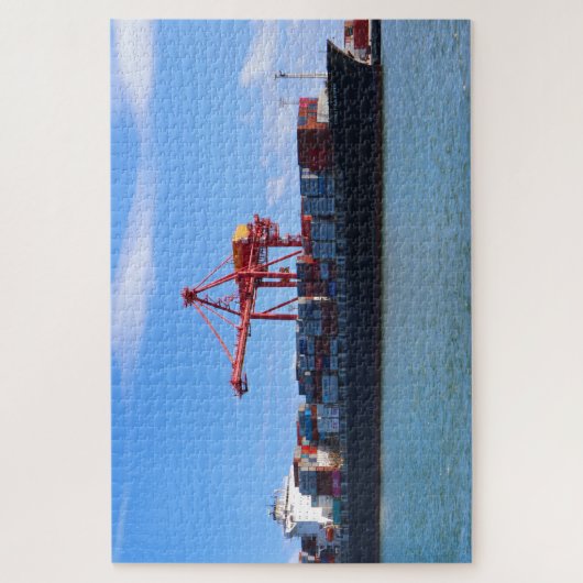 Containerschip Conti Darwin Jigzaag Puzzle Legpuzzel (Verticaal)