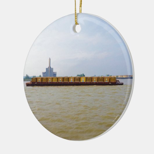 Containerschip Keramisch Ornament (Links)