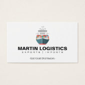 Containerschip | Logistiek Visitekaartje (Voorkant)