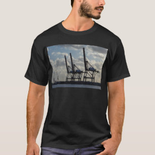 Containerterminalkranen T-shirt