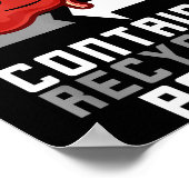 Contains Recycled Parts Liver Transplant Survivor  Poster (Hoek)