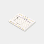 Contant aanvraagformulier voor geldopname | chique post-it® notes (Schuin)