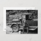 Contant geld in hoofdletters: 1938 briefkaart (Voorkant / Achterkant)