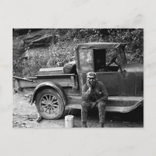 Contant geld in hoofdletters: 1938 briefkaart